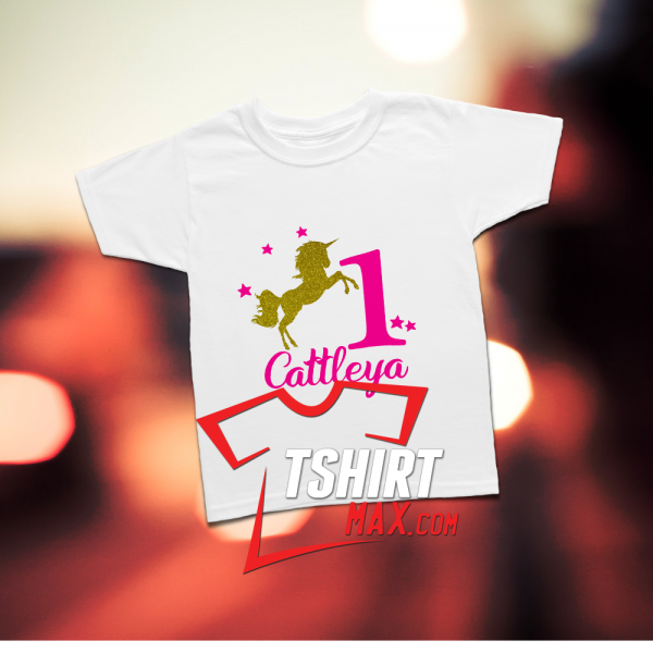 Unicornio Glitter V3 Birthday T-Shirt Unicornio Glitter V3 Birthday T-Shirt
